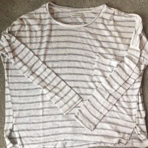 Oversized Abercrombie Long Sleeve Knit Top